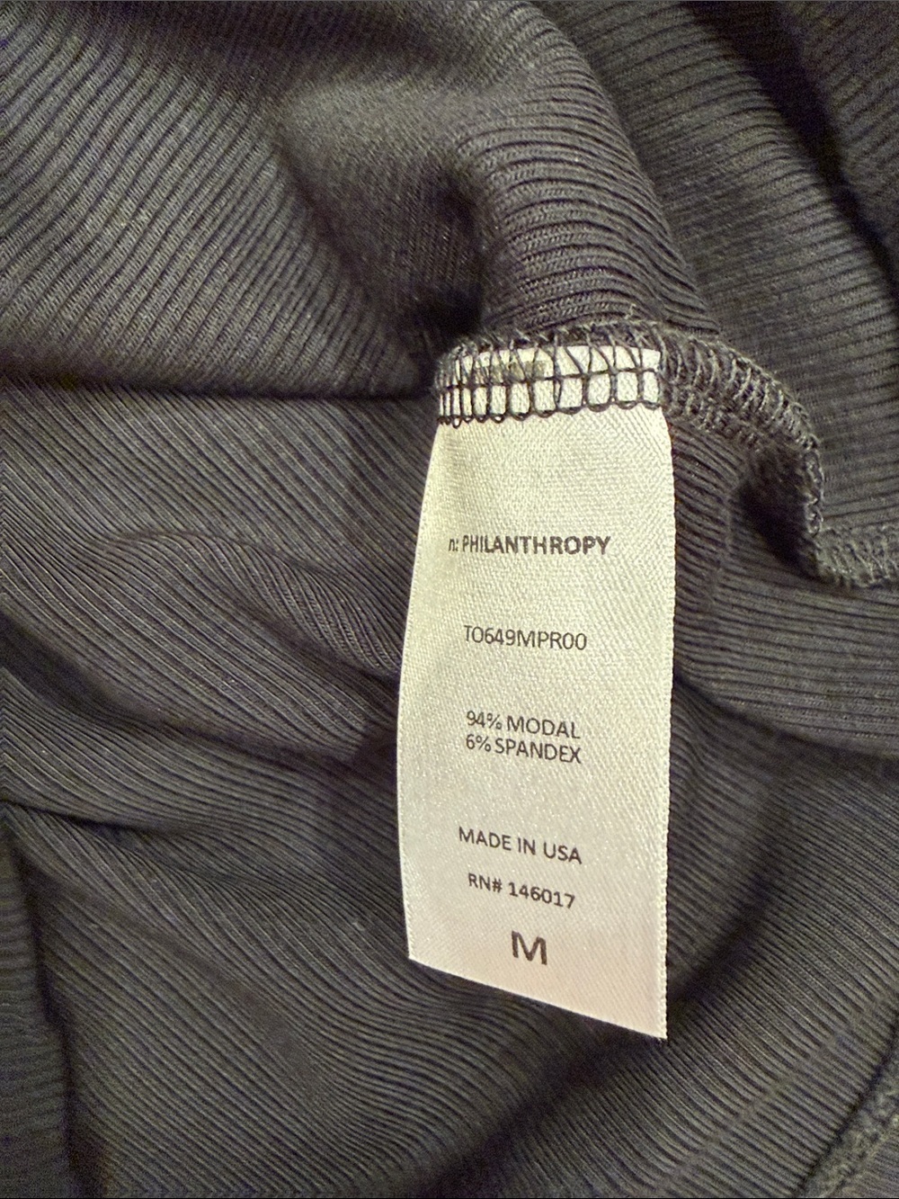 n:philanthropy harley keyhole top - Picture 3 of 7
